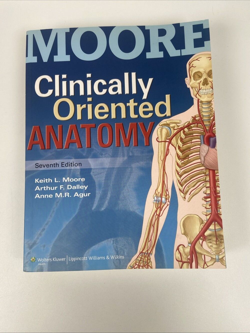 Moore Clinically Oriented Anatomy 7E  Trade Paperback Textbook